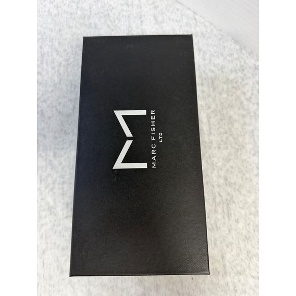 Marc Fisher LTD Kendri Black Leather Pointed Toe Kitten Heel Pumps Womens 7.5 M - Picture 5 of 8